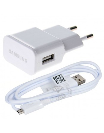 CARGADOR 220V A USB + CABLE 2AMP BLANCO KOLKE