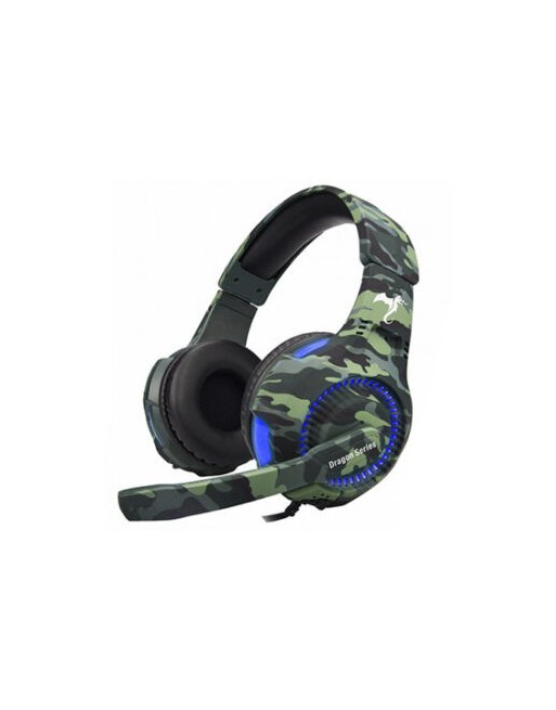 AURICULAR GAMER CAMUFLADO TROOPER KGA-487 AZUL KOLKE
