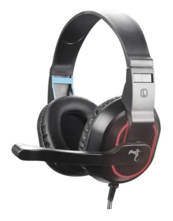 AURICULAR GAMER NEGRO CON ROJO KGA-435 PHOENIX KOLKE
