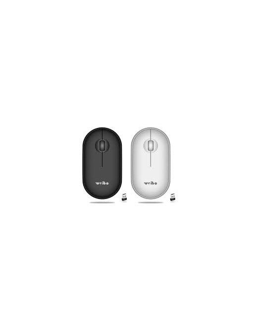 MOUSE WLS BLANCO O NEGRO EN CAJA RF-6100 1600DPI WEIBO