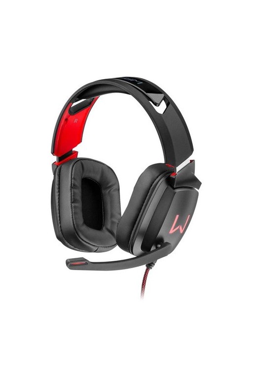 AURICULAR GAMER NEGRO CON ROJO RGB USB KADEM PH301 MULTILASER