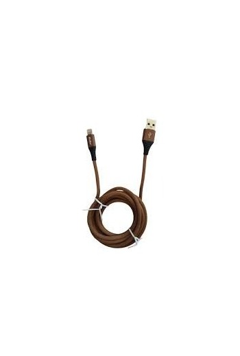 CABLE USB IPHONE 5AMP 2MTS CABLE MARRON KCC-5555 KOLKE