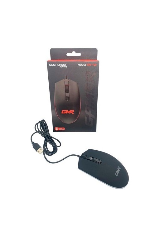 MOUSE USB NEGRO GM-100 MO298 MULTILASER
