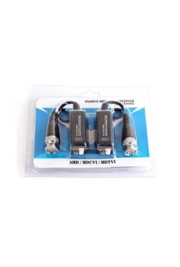 BALUN C/CABLE X2 AHD/HDCVI/HDTVI 4K NET QUALITY