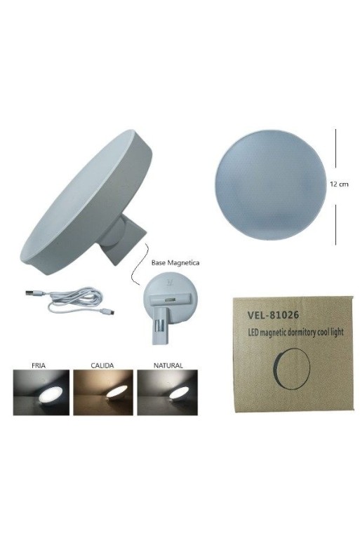 LAMPARA LED 3 TONOS RECARGABLE VAL-81026