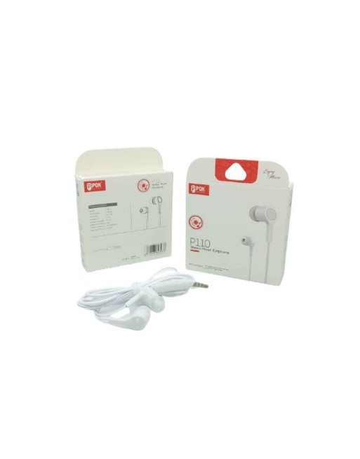 AURICULAR M/L IN-EAR BLANCO EN CAJA P110 PKT