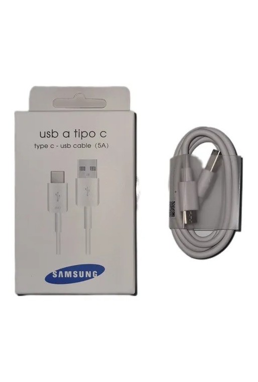 CABLE USB TIPO C M/M 1MTS CARGA RAPIDA CAJA BLANCA SAMSUNG
