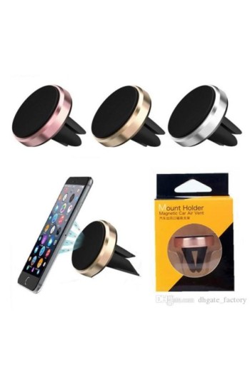 SOPORTE P/CELULAR P/AIRE ACONDICIONADO MAGNETICO NEGRO MOUNT HOLDER