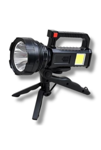 LINTERNA 1 LED + REFLETOR RECARGABLE PILAS 18650 POWER BANCK TY-839 SEIS