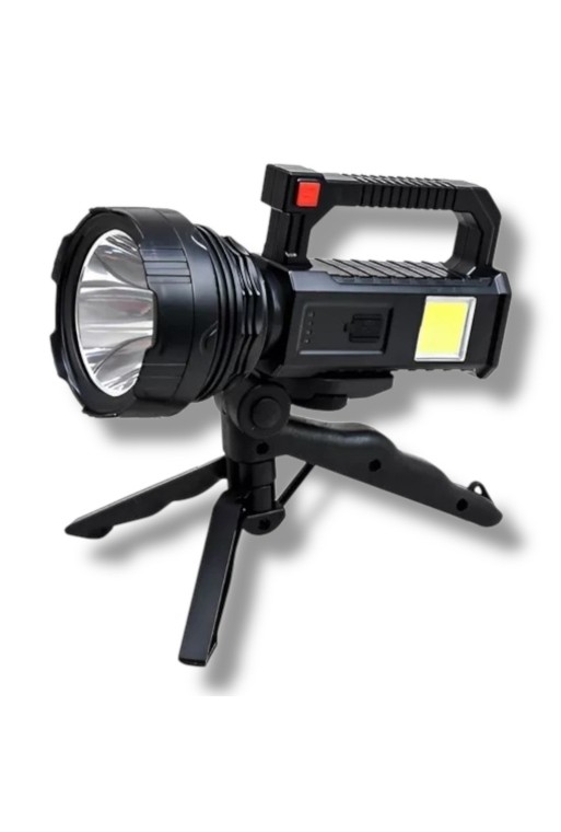 LINTERNA 1 LED + REFLETOR RECARGABLE PILAS 18650 POWER BANCK TY-839 SEIS