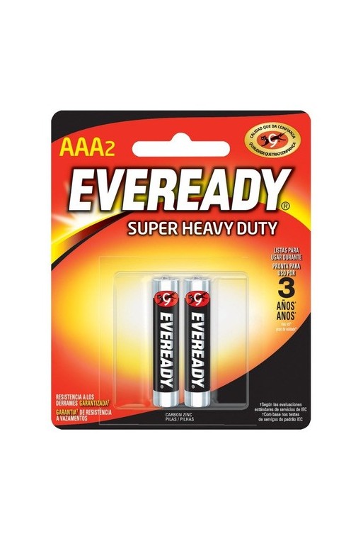 PILAS AAA X2 CARBON 1212 EVEREADY