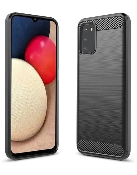 TPU SAMSUNG A03S CUADROS NEGROS Y BLANCOS MOBILE