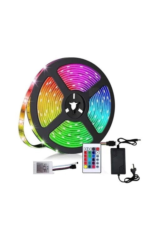 TIRA DE LED AZUL 50X50 5MTS C/FUENTE SUONO