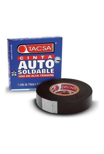 CINTA AISLADORA AUTO SOLDABLE NEGRO 5MTS TACSA