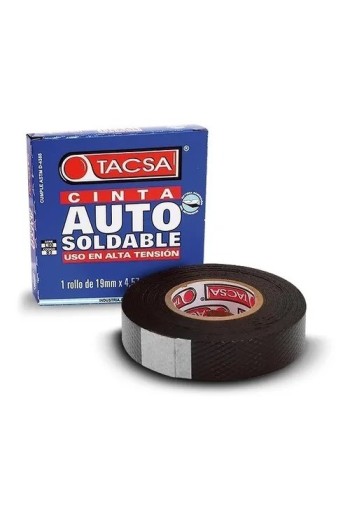 CINTA AISLADORA AUTO SOLDABLE NEGRO 2MTS TACSA