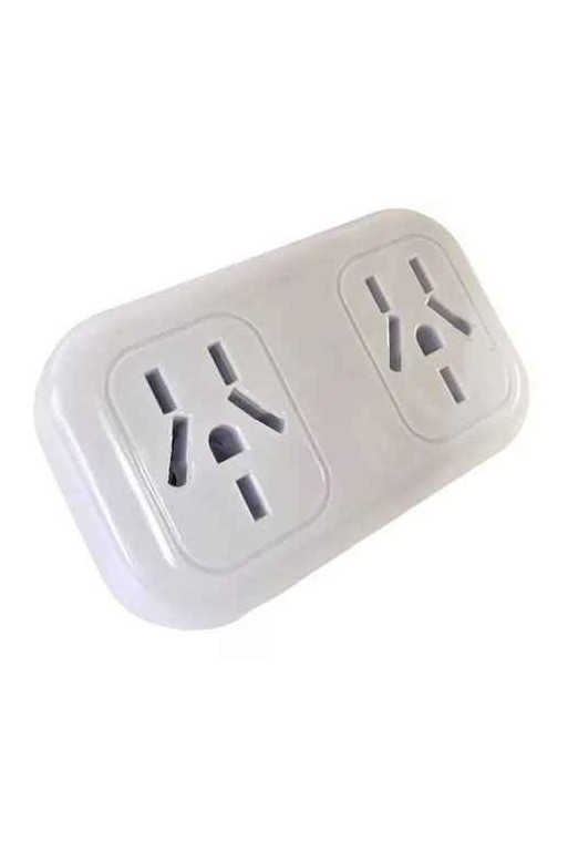 ADAPTADOR 220V BASE DOBLE PARA TODAS LAS ENTRADAS