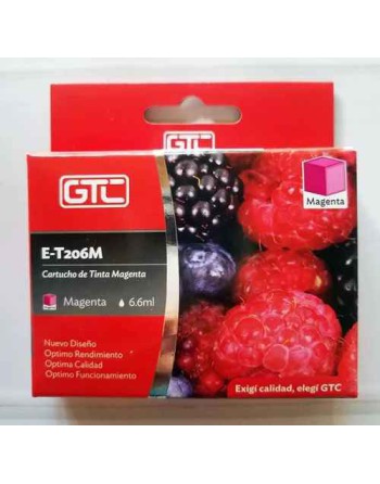 CARTUCHO EPSON GT 206 MAGENTA E-T206M XP-2101 6.6ML GTC