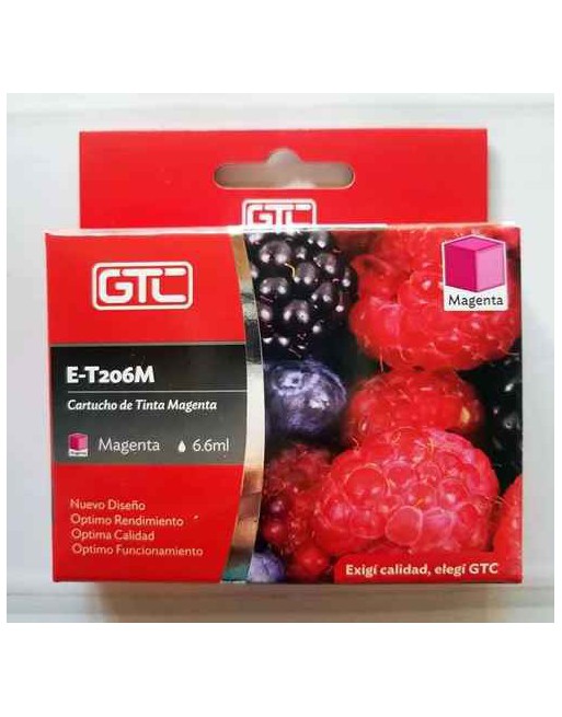 CARTUCHO EPSON GT 206 MAGENTA E-T206M XP-2101 6.6ML GTC