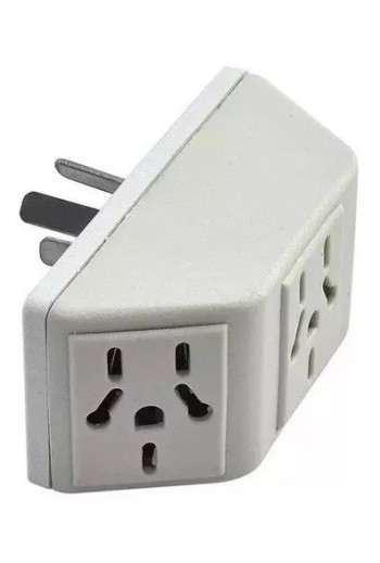 ADAPTADOR 220V TRIPLE PIRAMIDAL PARA TODAS LAS ENTRADAS