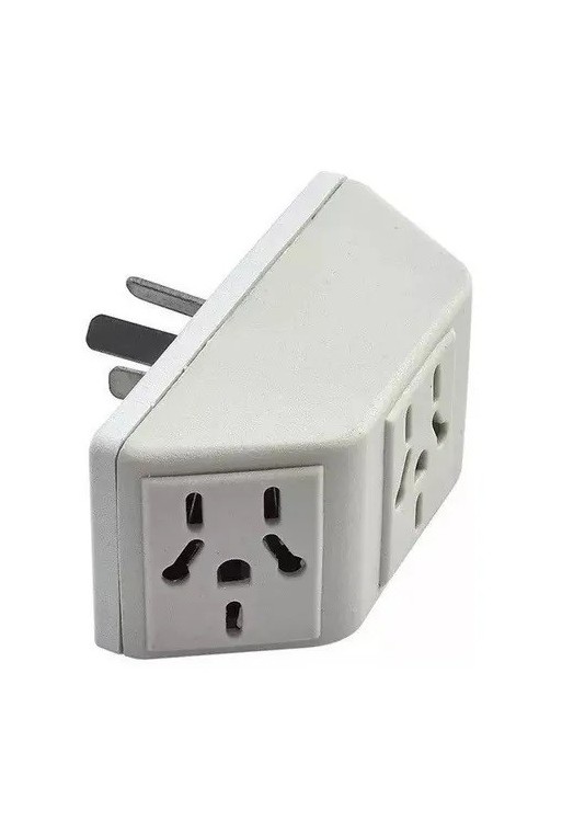 ADAPTADOR 220V TRIPLE PIRAMIDAL PARA TODAS LAS ENTRADAS