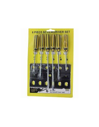 KIT DESTORNILLADORES 6PC PHILIPS Y PALA