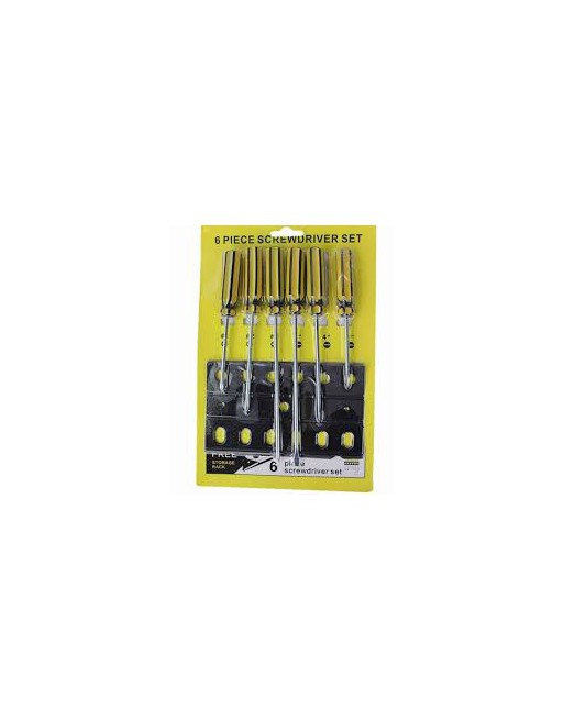 KIT DESTORNILLADORES 6PC PHILIPS Y PALA