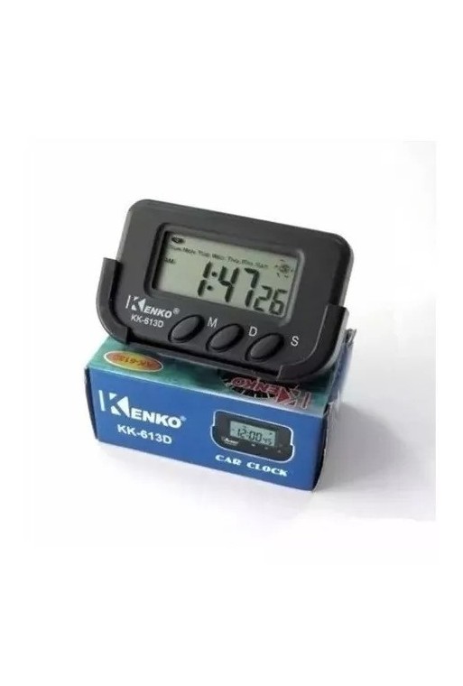 RELOJ PARA AUTO C/ALARMA KK-613D KENKO