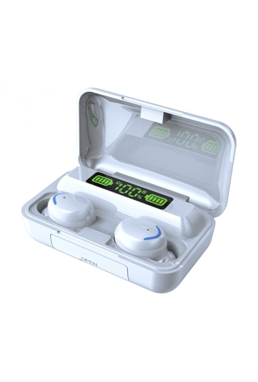 AURICULAR BLUETOOTH IN-EAR BLANCO C/DISPLAY TWS KAB-531 KOLKE