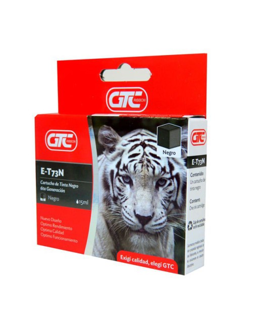 CARTUCHO EPSON GT 63 NEGRO E-T63N 14ML GTC