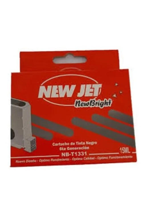 CARTUCHO EPSON 133 NEGRO 15ML NEW JET