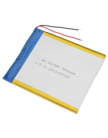 BATERIA P/TABLET 2 CONECTORES 10CM X 7CM 3.7 3500MAH ONLY