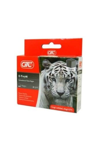 CARTUCHO EPSON GT 117 NEGRO T23/T24/TX105/TX115 E-T117N 13ML GTC
