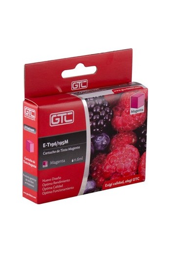 CARTUCHO EPSON GTC 195/196 MAGENTA 11.6ML GTC