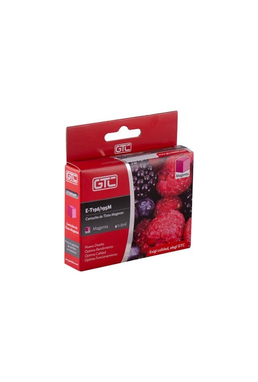 CARTUCHO EPSON GTC 195/196 MAGENTA 11.6ML GTC