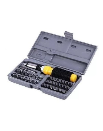 KIT DE DESTORNILLADORES Y TUBOS 41 PCS CON ESTUCHE ZHONGXIN