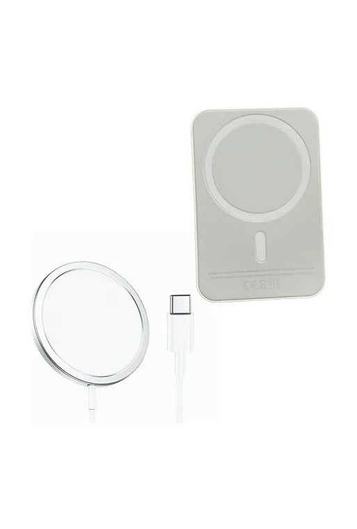 POWER BANK INALAMBRICO BLANCO MAGSAFE IPHONE