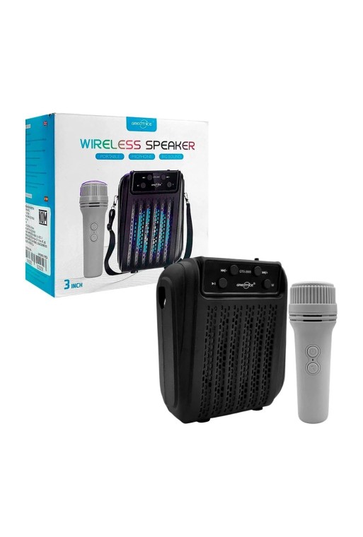 PARLANTE BLUETOOTH 3" CON 1 MICROFONO S GTS-2005 GREATNICE