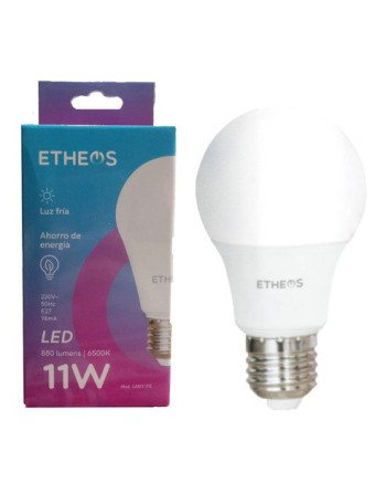 FOCO LED 11W 6500K 880 LUMENES LUZ FRIA E27 ETHEOS