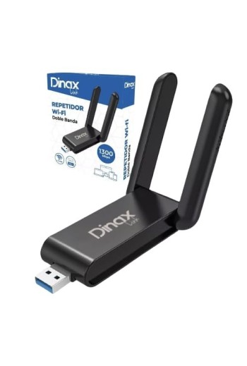 ETH USB WLS DOBLE BANDFA 1300MBPS DX-REPE2BAN DINAX