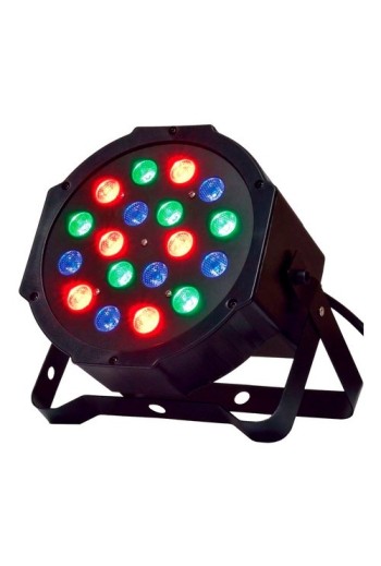 REFLECTOR LUZ LED PROTON SLIM PAR 18 LED RGB HYTOSHY