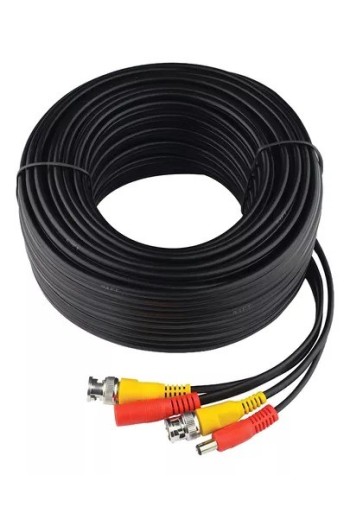 CABLE P/CAMARA CCTV COAXIL 24MTS VIDEO+ALIMENTACION CCCBL-75 NA