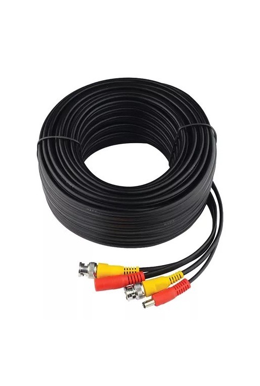 CABLE P/CAMARA CCTV COAXIL 24MTS VIDEO+ALIMENTACION CCCBL-75 NA