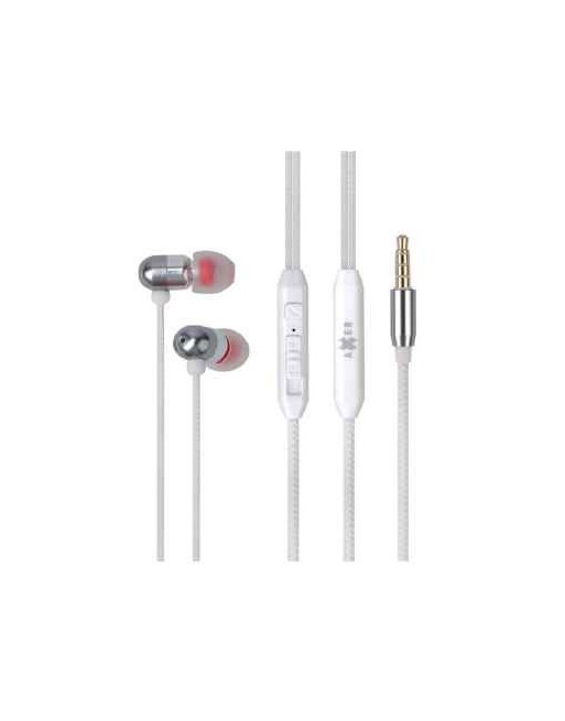 AURICULAR IN-EAR METALICOS BLANCO AX-C3 AXER
