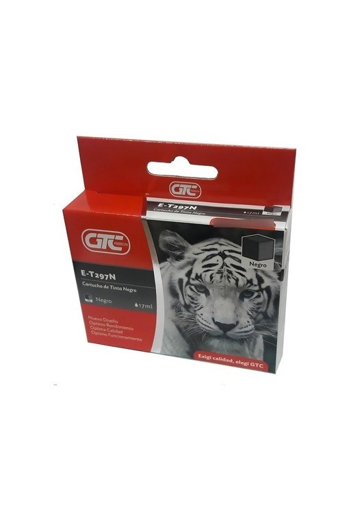 CARTUCHO EPSON GT 297N NEGRO 17ML GTC