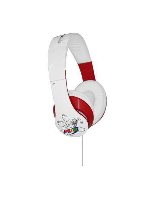 AURICULAR EUHP-320 MDQ CALI BLANCO CON ROJO EUROCASE
