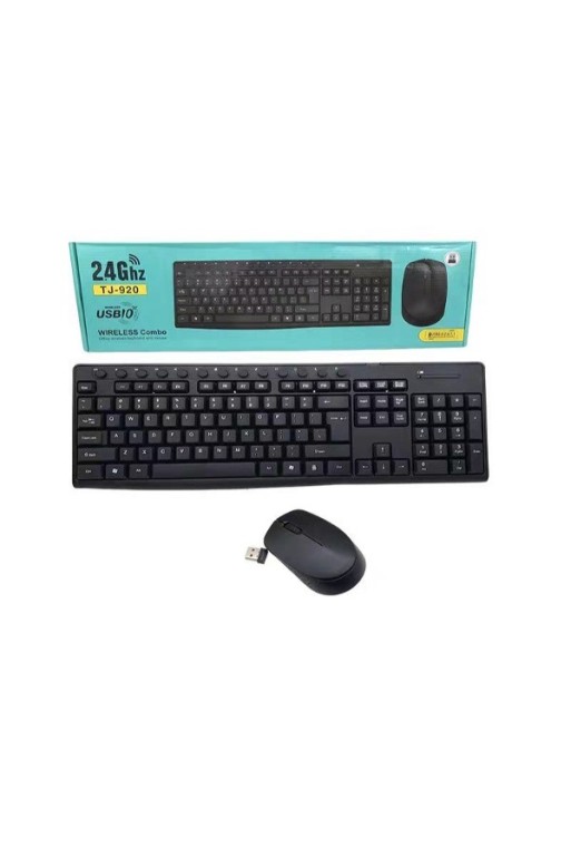 TECLADO + MOUSE WLS NEGRO 2.4GHZ TJ-920