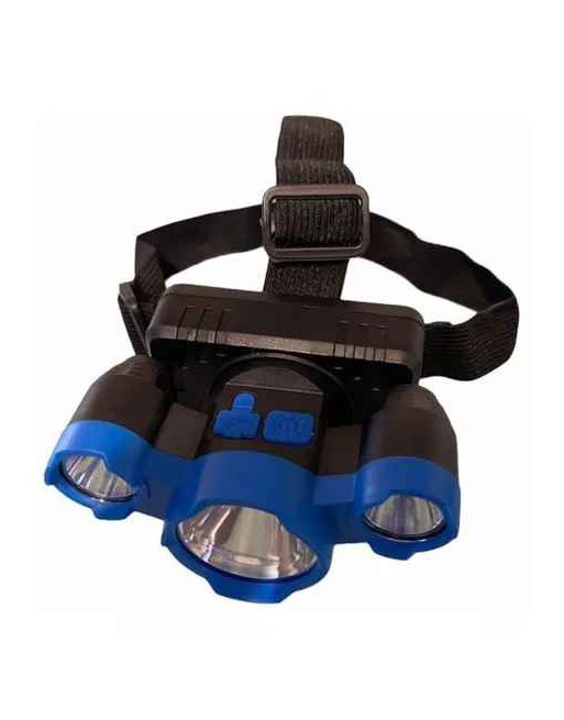 LINTERNA MINERA 1 LED + 2 LED NO:81002 3 X CREE XPE HIGH POWER HEADLAMP