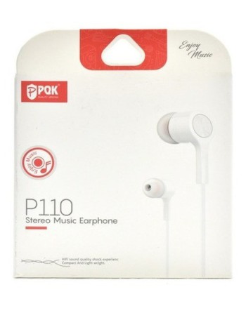 AURICULAR M/L IN-EAR BLANCO EN CAJA P110 PQK
