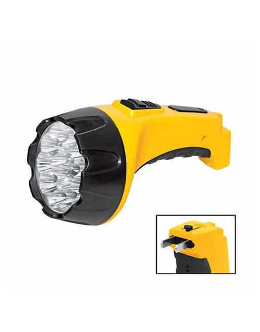 LINTERNA RECARGABLE 15 LED AMARILLA UL-015L U-LINE