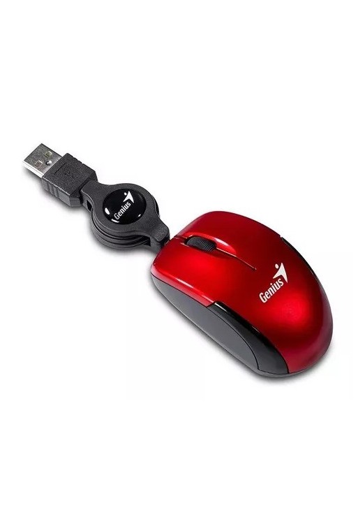 MOUSE MICRO TRAV ROJO GENIUS